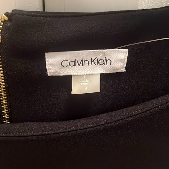 Calvin Klein Black Sheath Dress with Bell Sleeves 8 NWT - Picture 2 of 6